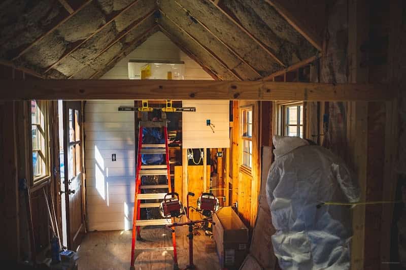 Plumbing service truck ready for cast iron pipe repair