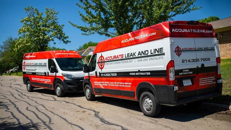 Plumbing service truck ready for cast iron pipe repair