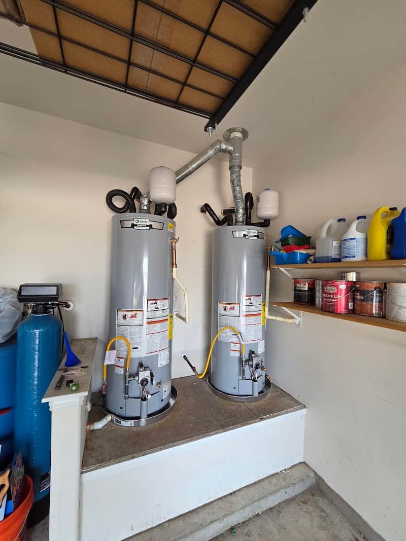 Licensed plumber performing sewer line inspection