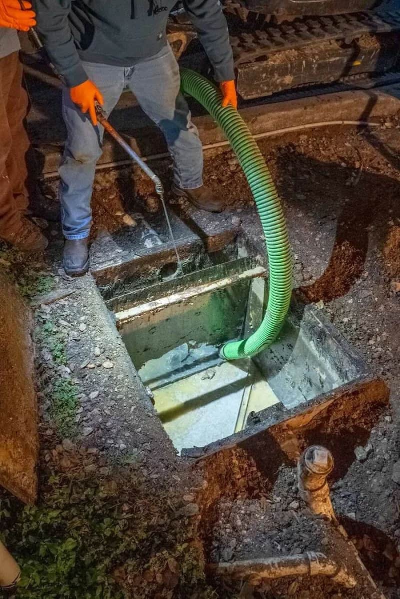 Plumbing team on residential job site