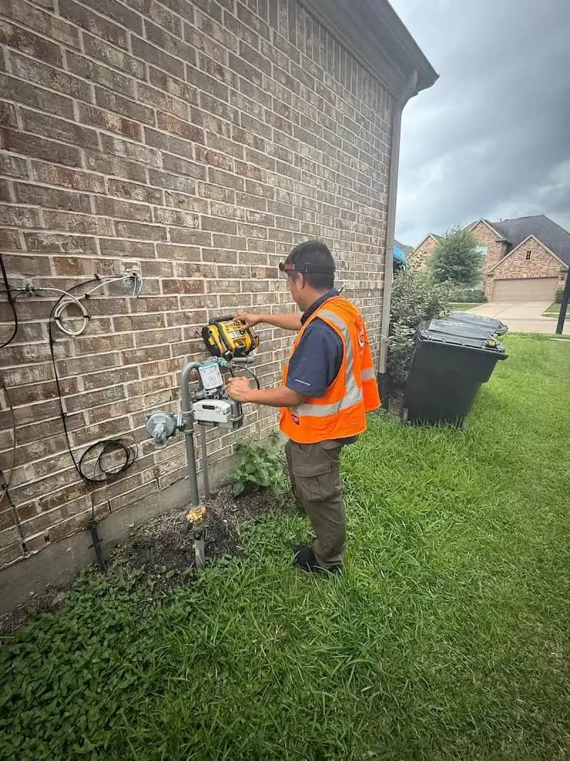 Professional excavation for pipe replacement