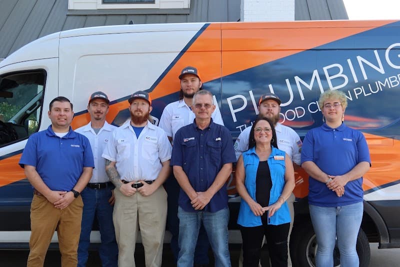 Licensed plumber performing sewer line inspection