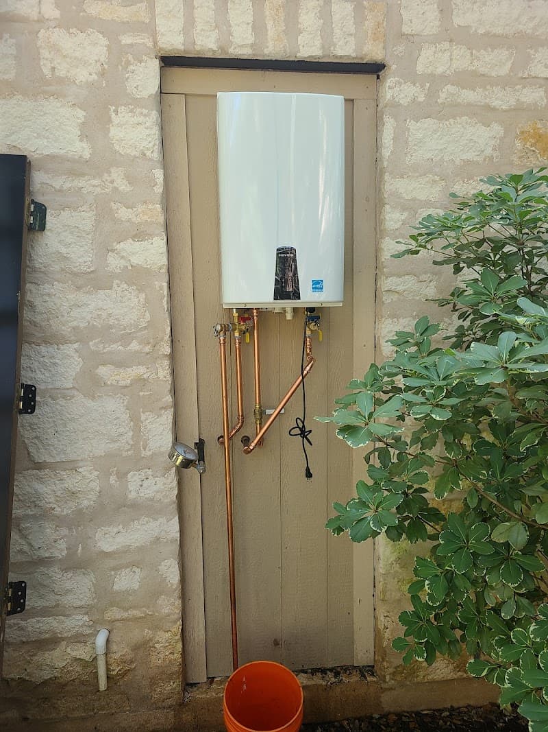 Plumbing team on residential job site