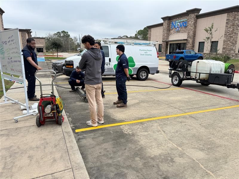 Professional excavation for pipe replacement