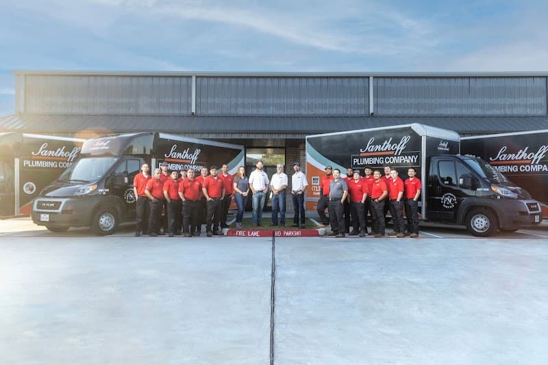 Licensed plumber performing sewer line inspection