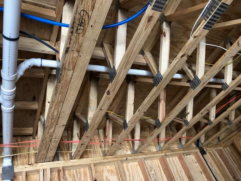 Plumbing service truck ready for cast iron pipe repair